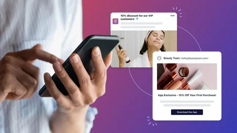 ما وراء البريد: دمج الإشعارات وSMS والرسائل داخل التطبيق في حملاتك